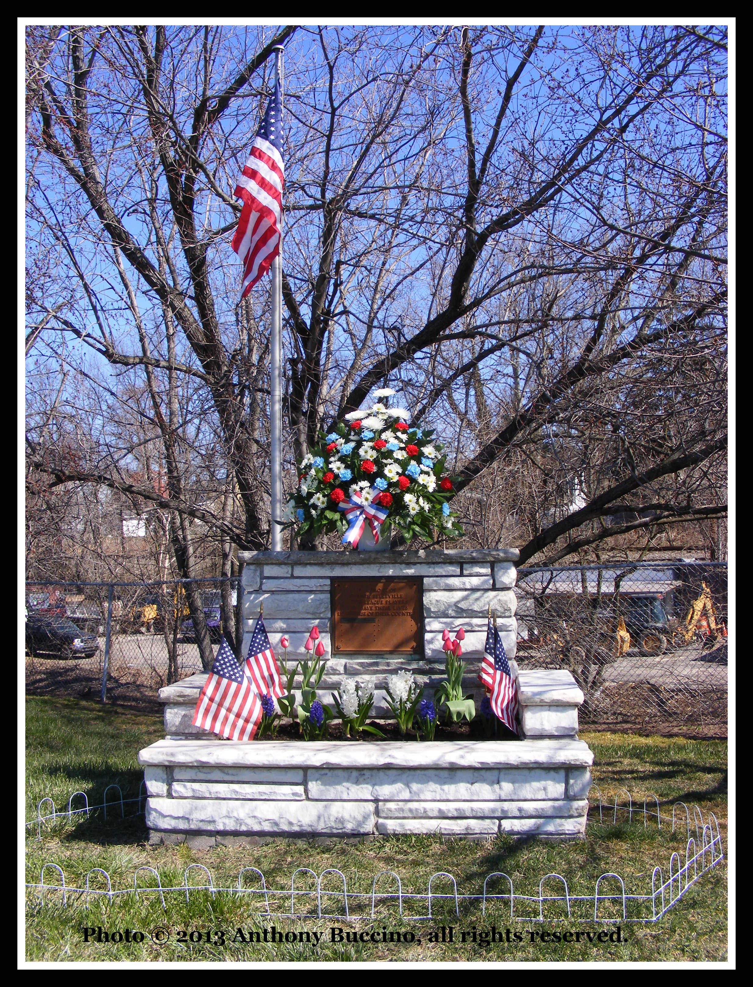 Roger Crowell, Little League Memorial, Belleville, NJ, KIA Vietnam, Copyright  2013 by Anthony Buccino