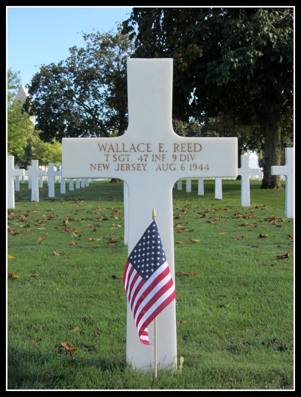 T/Sgt. Wallace E. Reed of Belleville, N.J., was KIA Aug. 6, 1944