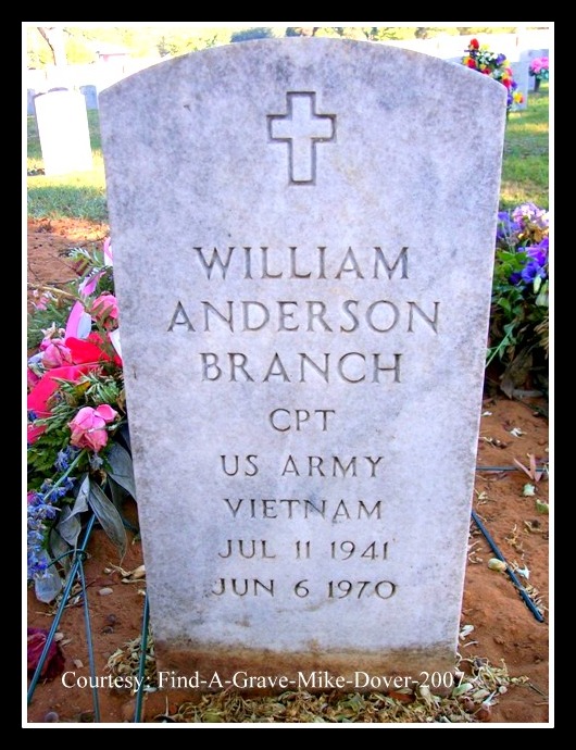 Capt. William Branch, of Belleville, N.J., KIA in Vietnam