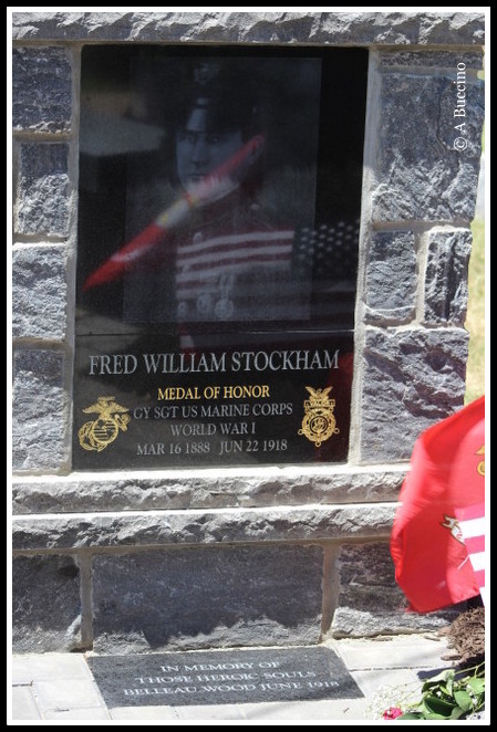Fred William Stockham memorial, Belleville, NJ -by Anthony Buccino