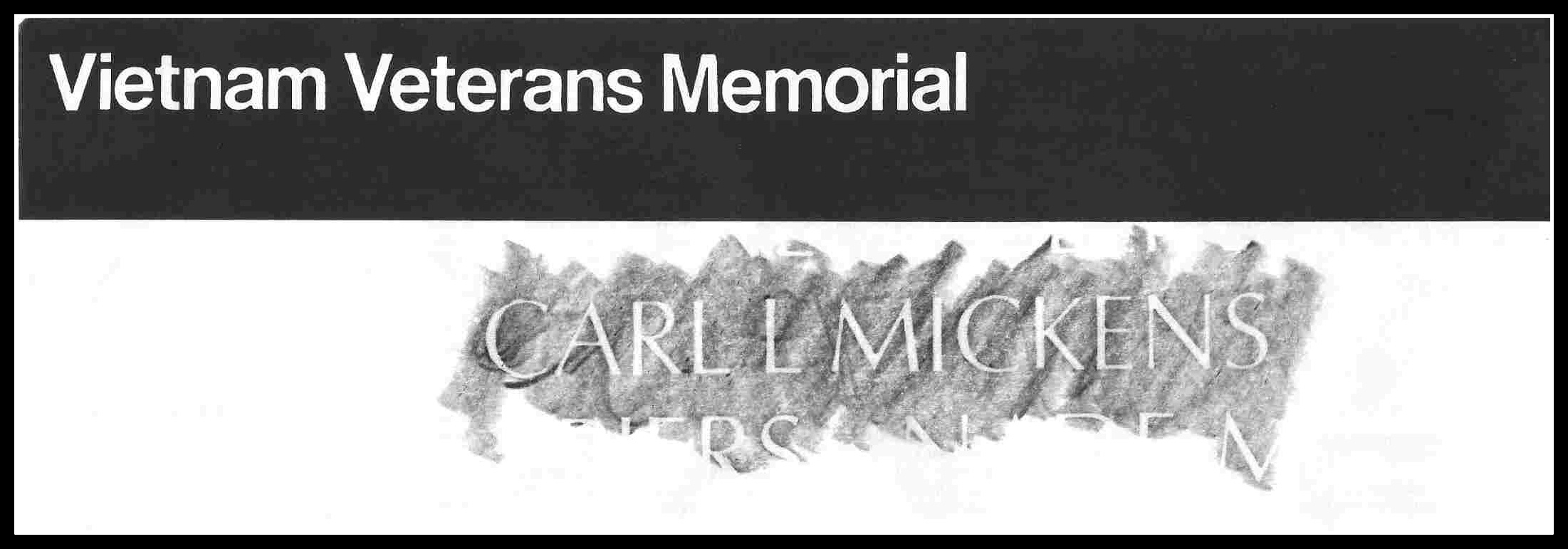 Carl Mickens of Belleville, NJ, KIA Vietnam,  2004 by Anthony Buccino